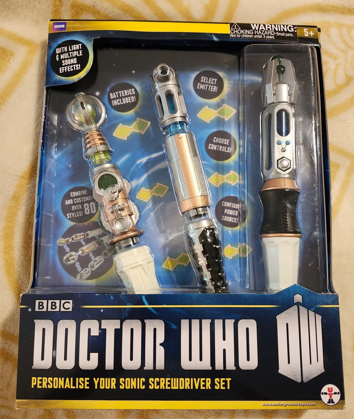 Dr Who - Personalize Your Sonic Screwdriver Set - Open Box - Unused