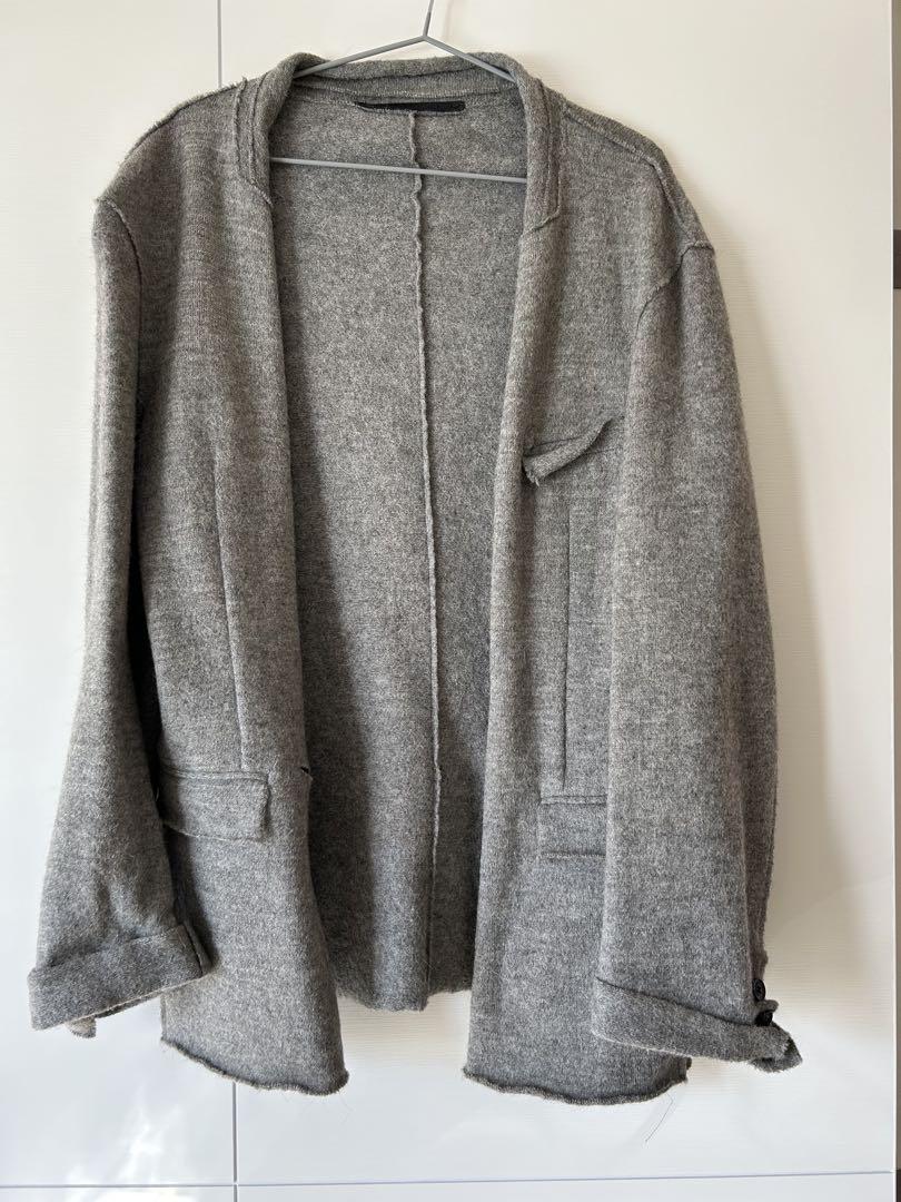KRIS VAN ASSCHE Grey Cardigan