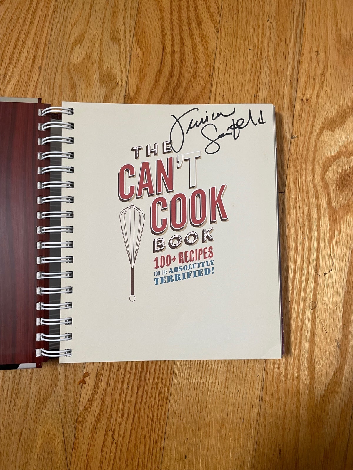 *Signed* The Can’t Cook Book by Jessica Seinfeld