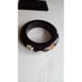 Flower Bangle Bracelet Brown Floral Rhinestone Accent Fashion Jewelry