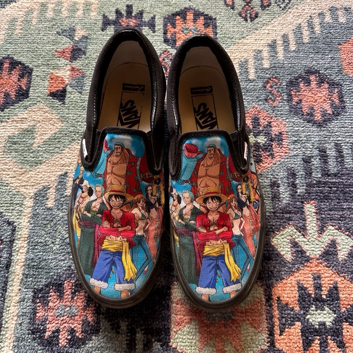 Custom One Piece Vans | Size 7.5 M / 9.5 W