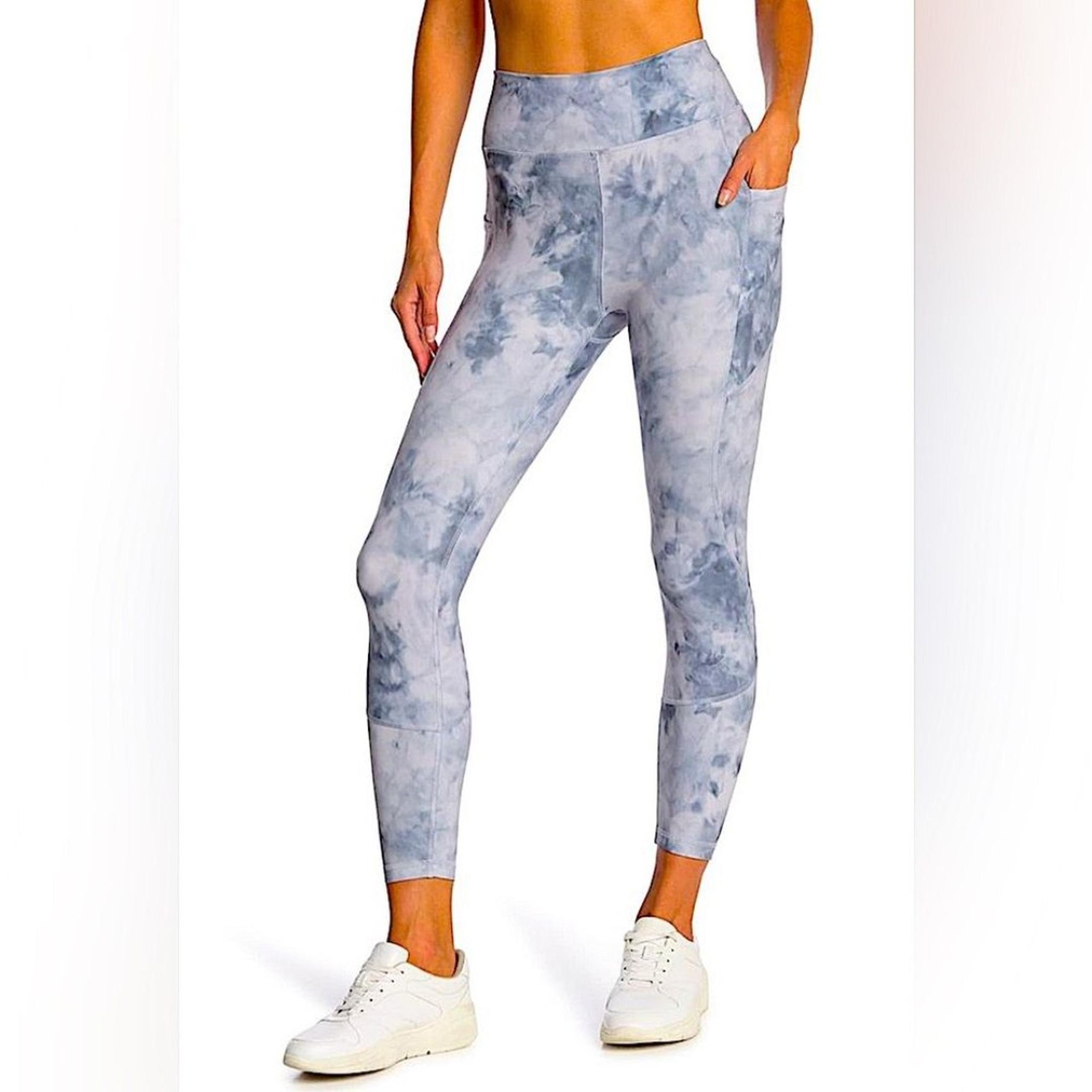X by Core High Waist Side Pocket Leggings in Pastel Tie Dye Size XS - Gottex