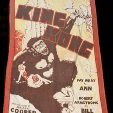 VTG 1988 - KING KONG Beach Towel - Poster Print Replica 4ft 9in (VERY RARE) EX