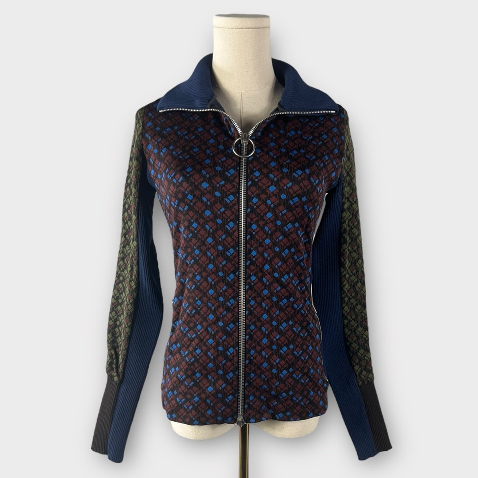 Marni Printed Full Zip Jacket Size IT 38