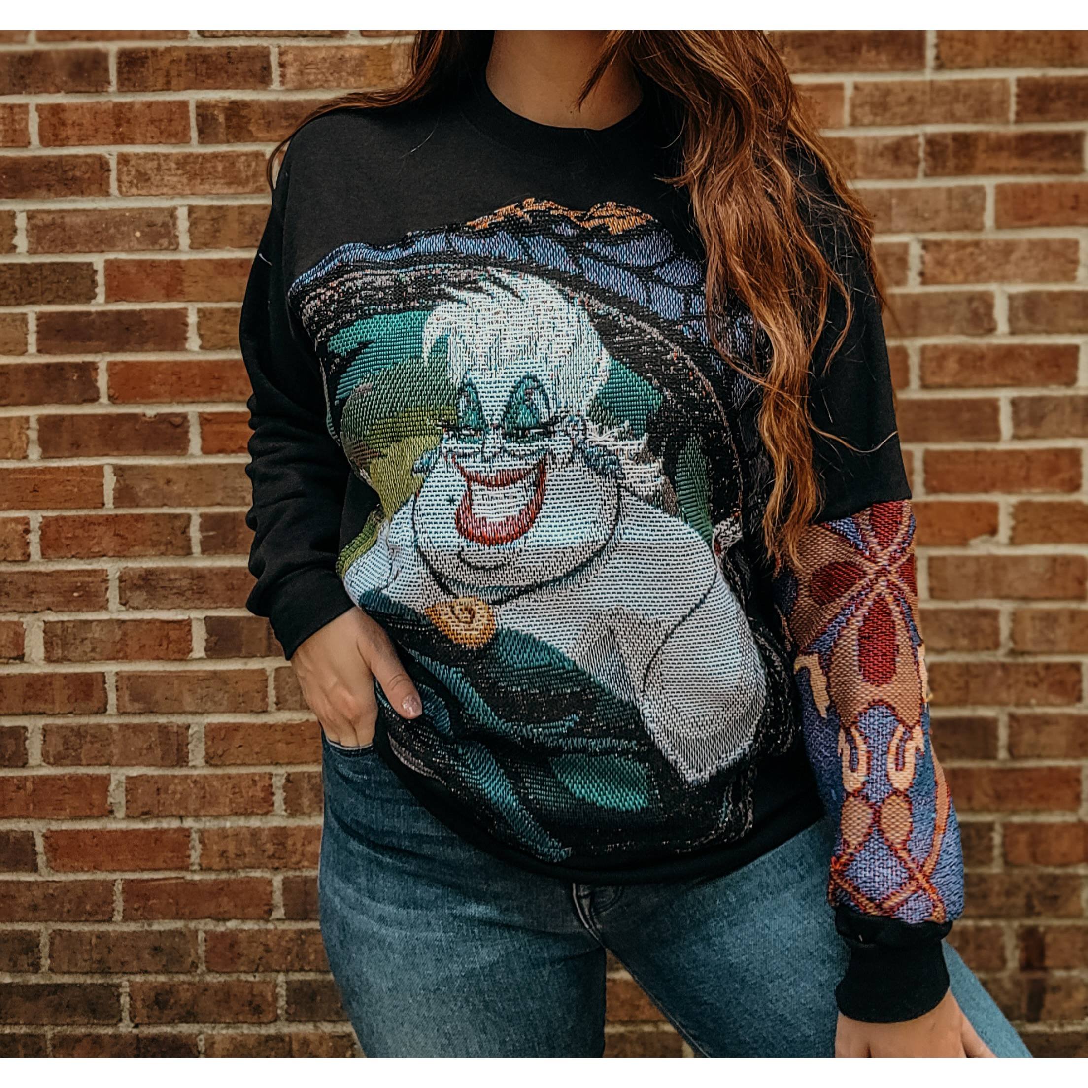Disney Ursula tapestry crewneck