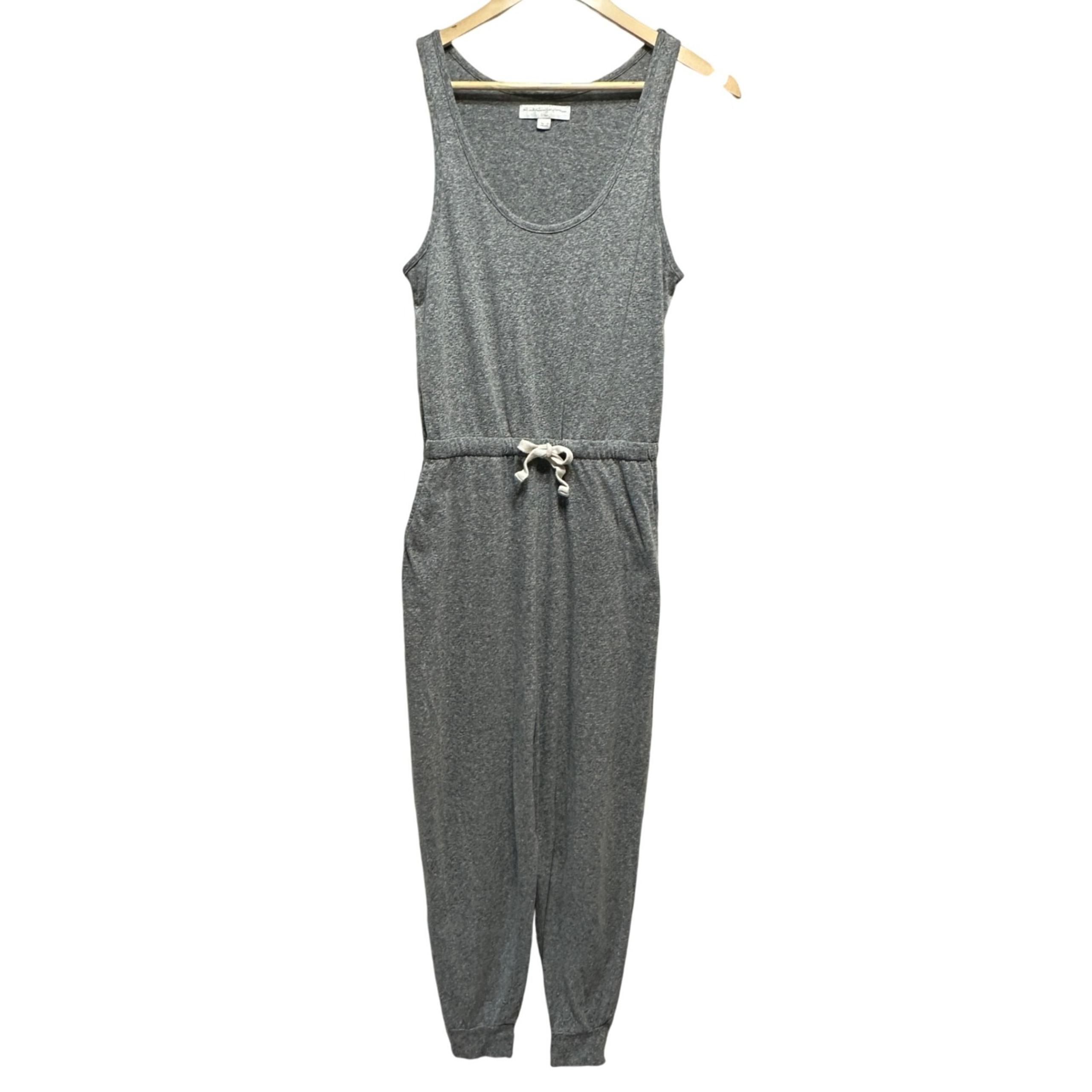 Spiritual Gangster Jumpsuit Women S Heather Gray Activewear Lounge Travel Cotton
