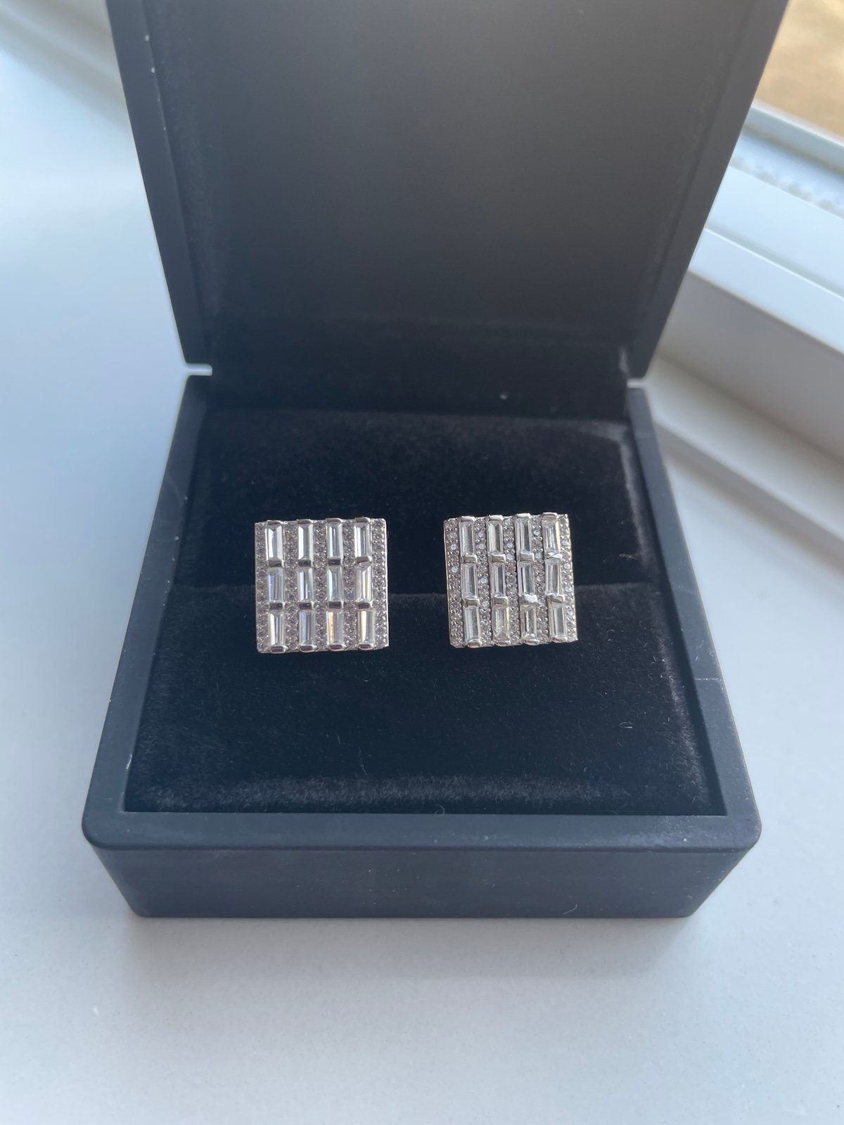 Sterling silver earrings for men and women
