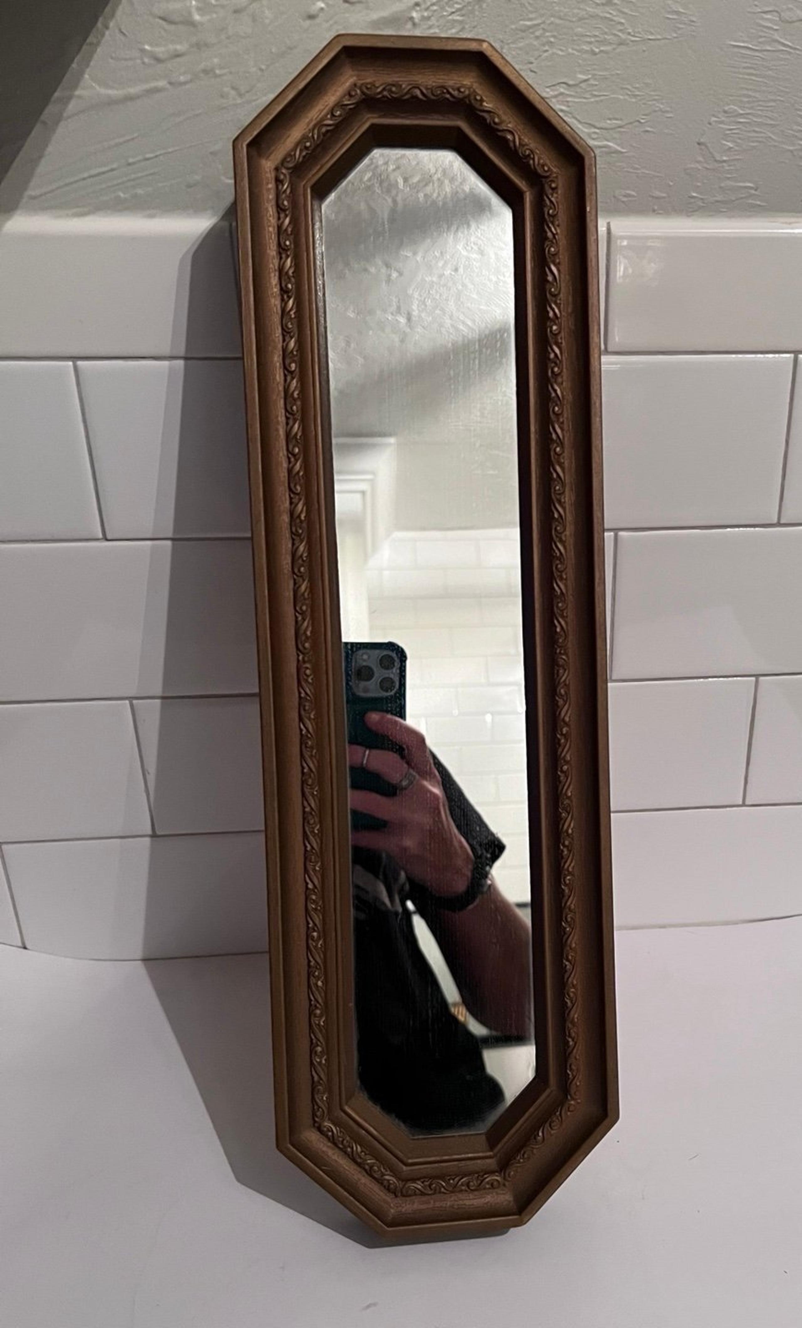 Mirror vintage syroco homeco home interiors mcm retro