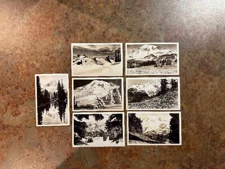 Vintage Photo Postcards of Rainier National Park