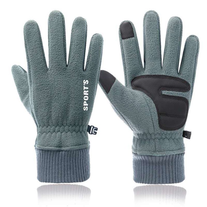 Winter Bike Ski Sports Full Finger Velvet Touch Screen Gloves