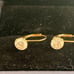 14k gold earrings