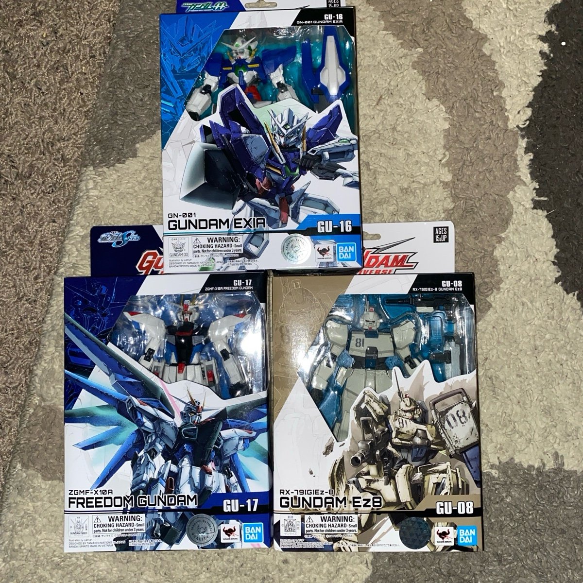 Lot of (3) Gundam Universe