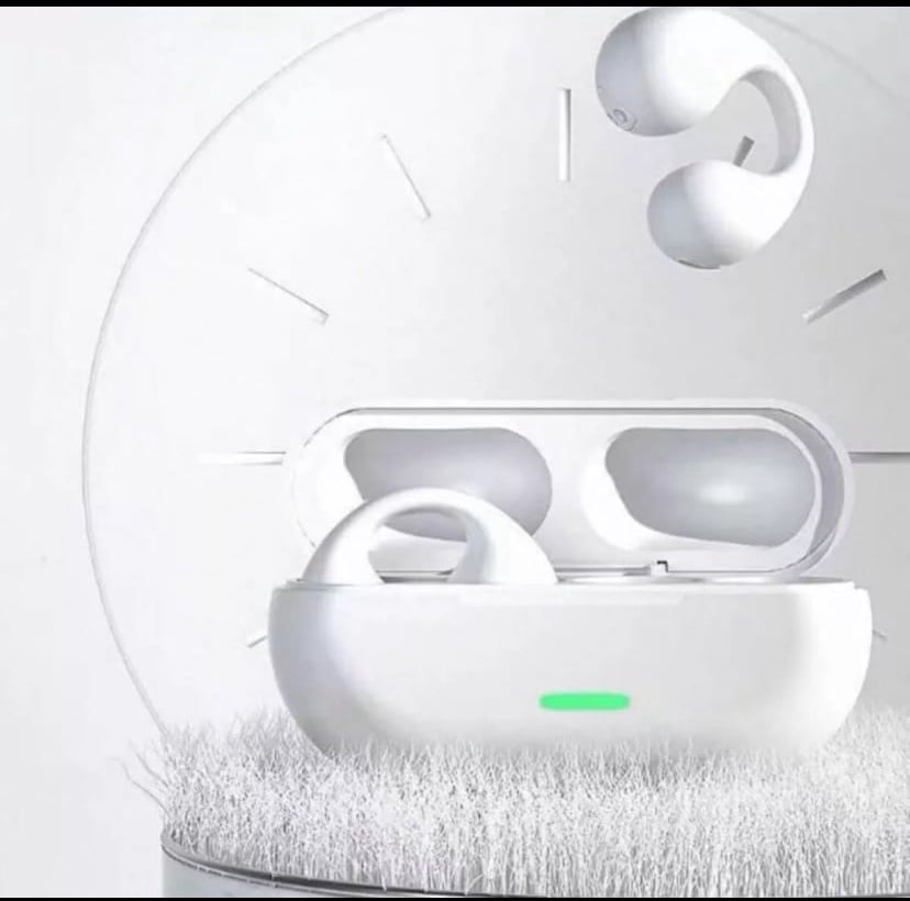 Sound Earcuffs Open-ear Wireless Earbuds White Case White