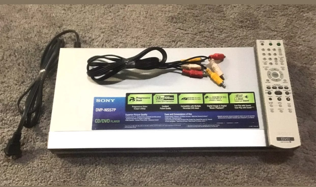 SONY DVP NS57P CD DVD PLAYER/REMOTE