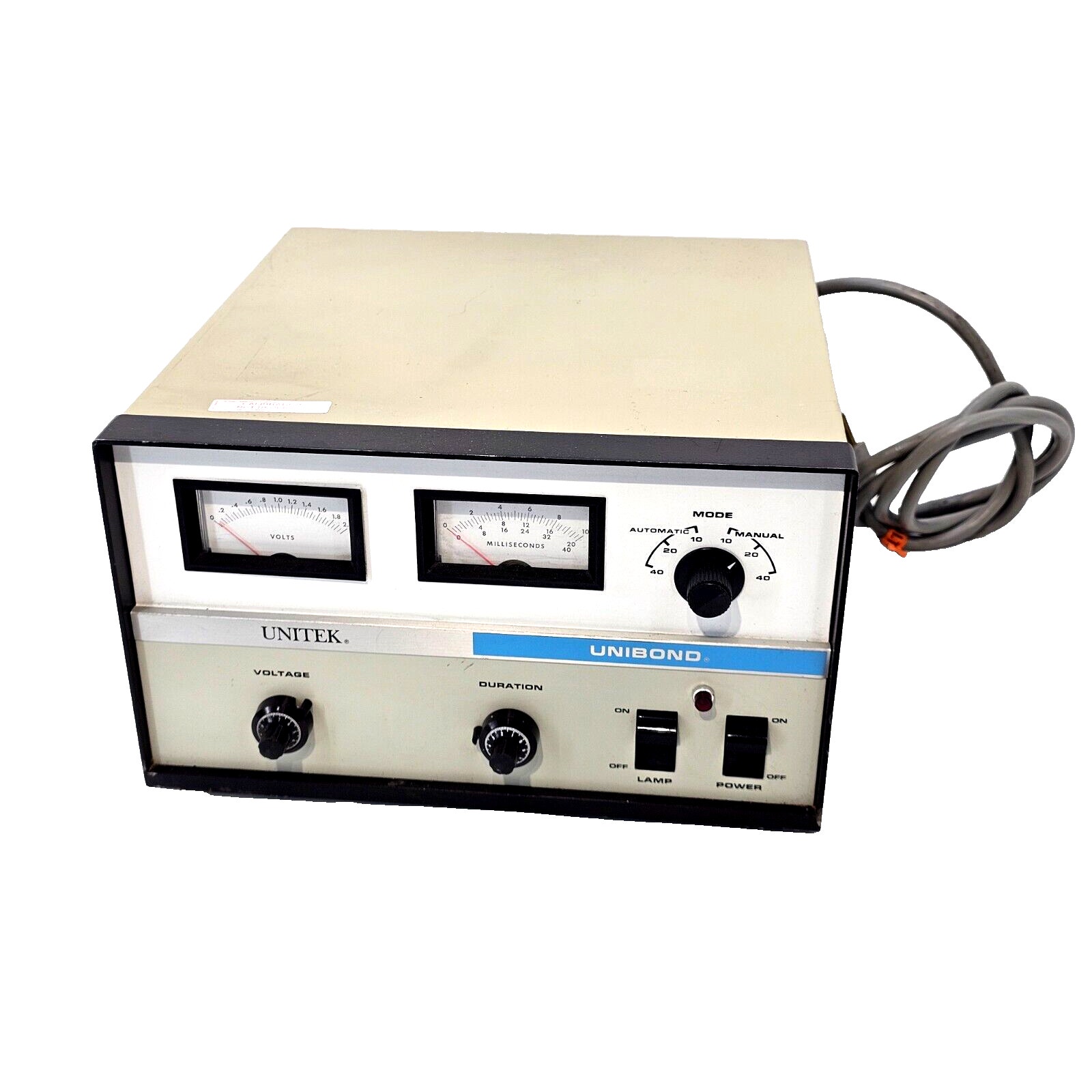 UNITEK UNIBOND MODEL 1-124-05 WELDING POWER SUPPLY