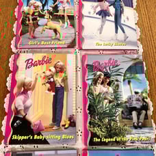 8 vintage Barbie hardcover book lot