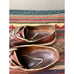 Allen Edmonds Bruce Tan Leather Derby Shoes Made In USA Men’s 10D Bicycle Toe