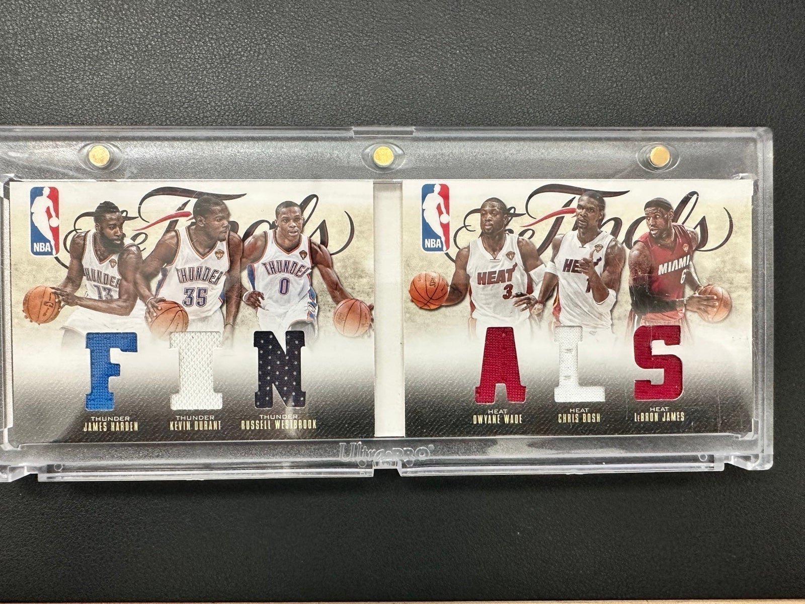 2011-12 Preferred FINALS BOOKLET HARDEN DURANT WESTBROOK WADE BOSH LEBRON JAMES