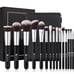 Makeup Brushes with Bag,15Pcs Makeup Brush Set. Brushes Kit Black