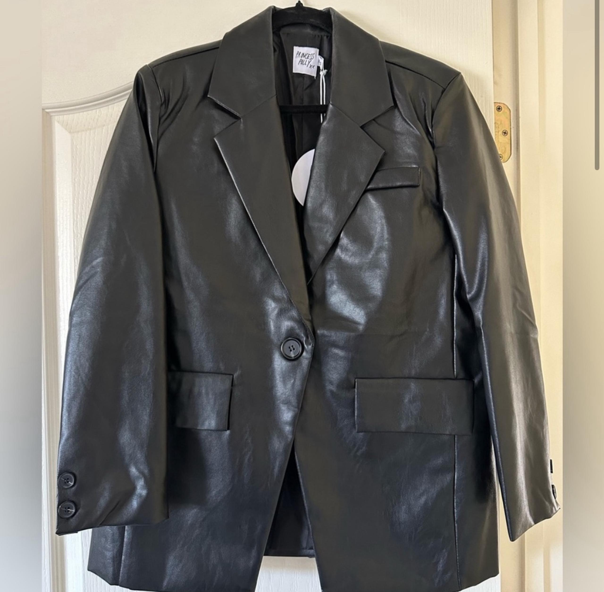 Princess Polly Jaclyn Smith Leather Blazer Jacket