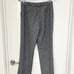 168 J.Crew Pull-on straight-leg pant in check size 8 fully lined black n white