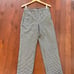 168 J.Crew Pull-on straight-leg pant in check size 8 fully lined black n white