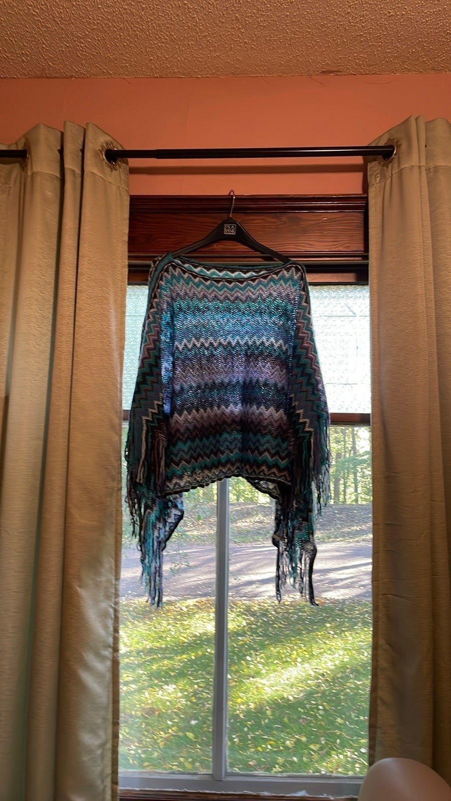 *Tribal Poncho Scarf*