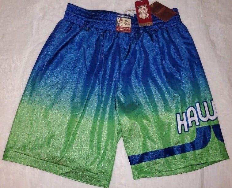 Mitchell & Ness Swingman Atlanta Hawks 71-72' Season Sublimated Shorts SZ L