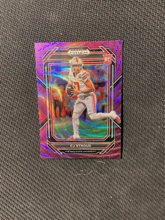 2023 Panini Prizm CJ Stroud Purple /125 SP Rookie RC #302 TEXAN