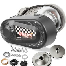 Torque Converter Go Kart Clutch Set 3/4 10T 40/41 and 12T 35 Chain for Manco Co