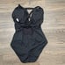 NWOT La Blanca Island Goddess High Neck Keyhole One Piece Sz 8