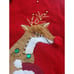 Vintage LISA INTERNATIONAL Sweater Vest Wool Christmas Holiday Red Embellished