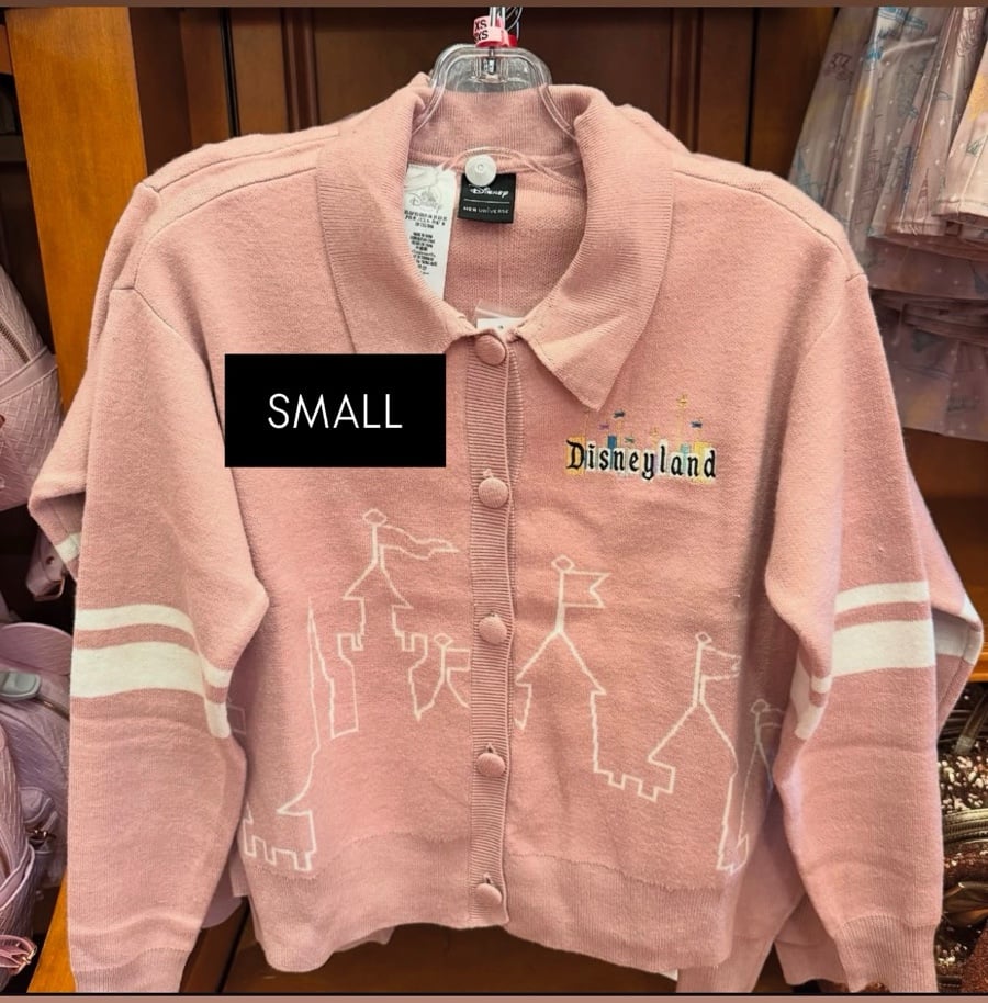 Disney Parks Disneyland Her Universe Pink Castle Cardigan