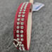 Red Studded Dog Collar 20