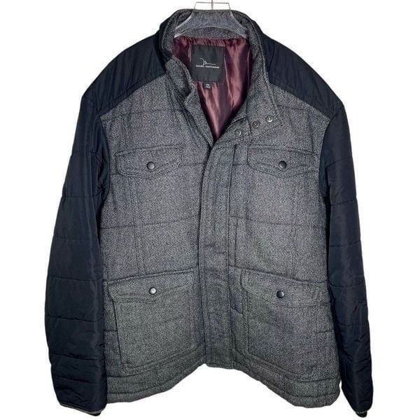 Marc Anthony Winter Coat Jacket Designer Quality Down Jackets XXL Tweed 2x No fl