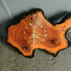 Vintage oakwood clock