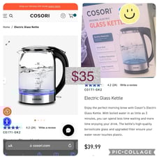 Glass kettle