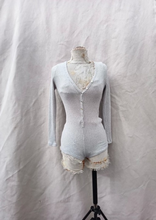 Small gray onesie
