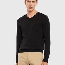 TOMMY HILFIGER Signature V Neck Sweater