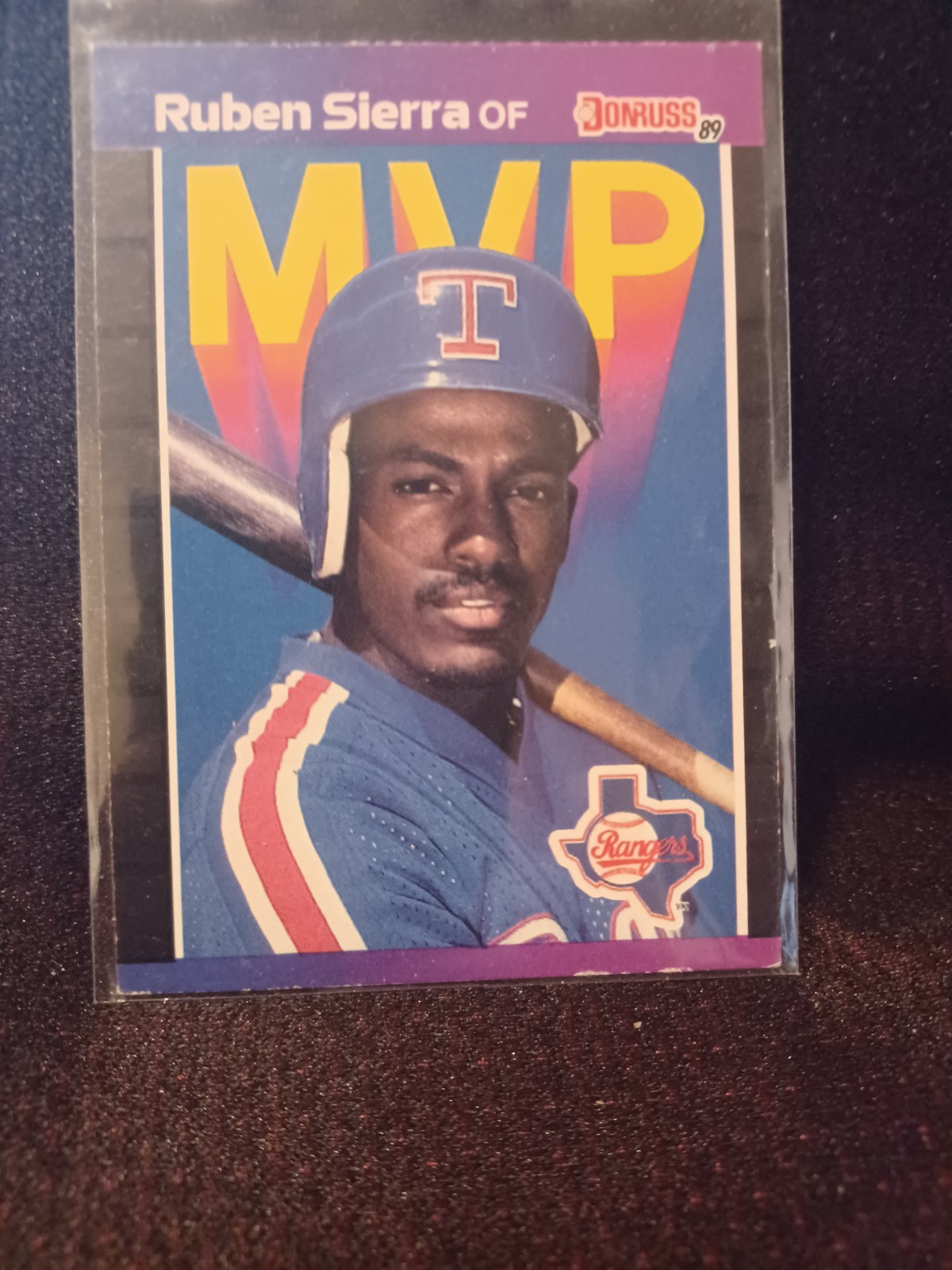 DONRUSS 89 Ruben Sierra MVP #BC-26