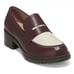 Cole Haan Camea Lug Loafer Bloodstone/Ivory Leather Size 9.5 NIB Chic Slip On