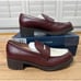 Cole Haan Camea Lug Loafer Bloodstone/Ivory Leather Size 9.5 NIB Chic Slip On