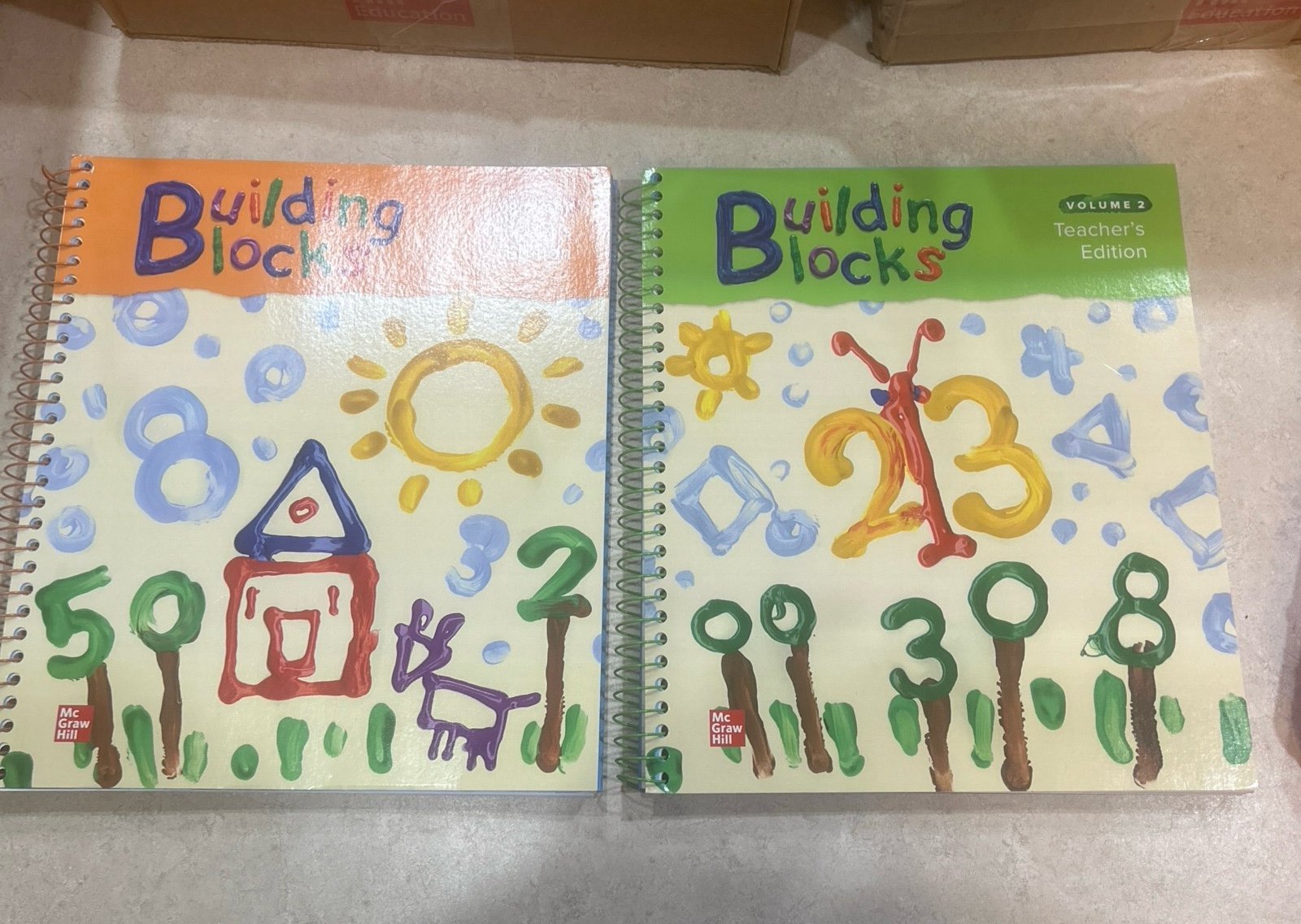 Building Blocks Pre-K, Teacher Edition, Volumes 1 &2 by McGraw Hill (2012)