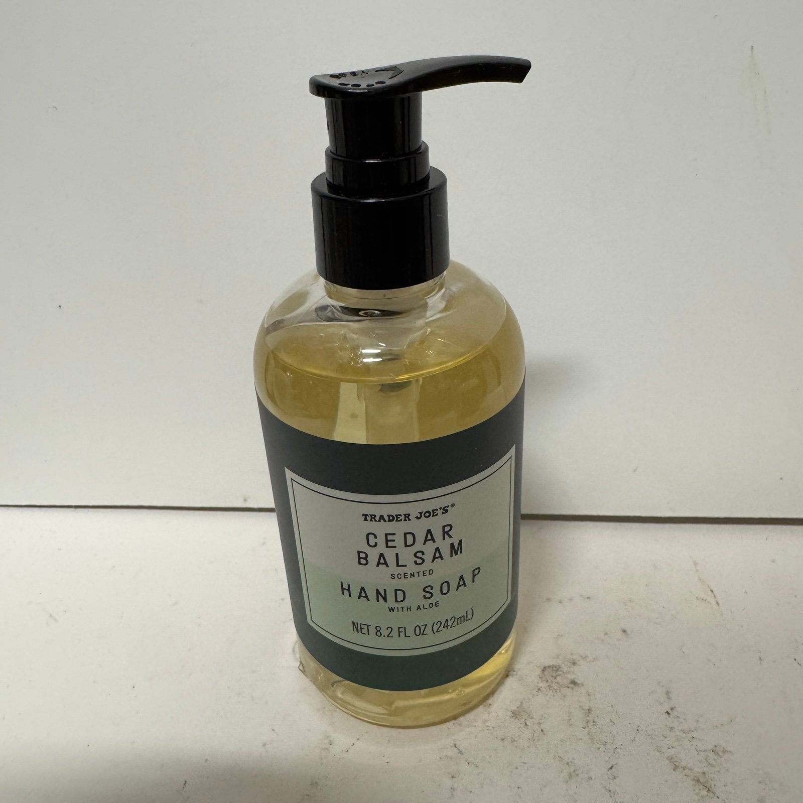 Trader Joes Cedar Balsam Hand Soap 8.2 OZ