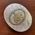 Vintage Sterling Silver Overlay Bras Belt Buckle Cowboy Western
