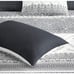 INK+IVY 3PC Full/ Queen , Chic Chevron Chenille Tufting Accent Boho Duvet Set