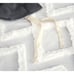 INK+IVY 3PC Full/ Queen , Chic Chevron Chenille Tufting Accent Boho Duvet Set