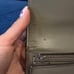 Coach Turnlock Slim Envelope Wallet In Smooth Leather Gray .