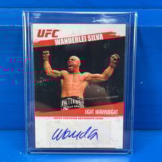 WANDERLEI SILVA 2009 Topps UFC Fighter Autograph Card Rare AUTO MMA Pride Legend