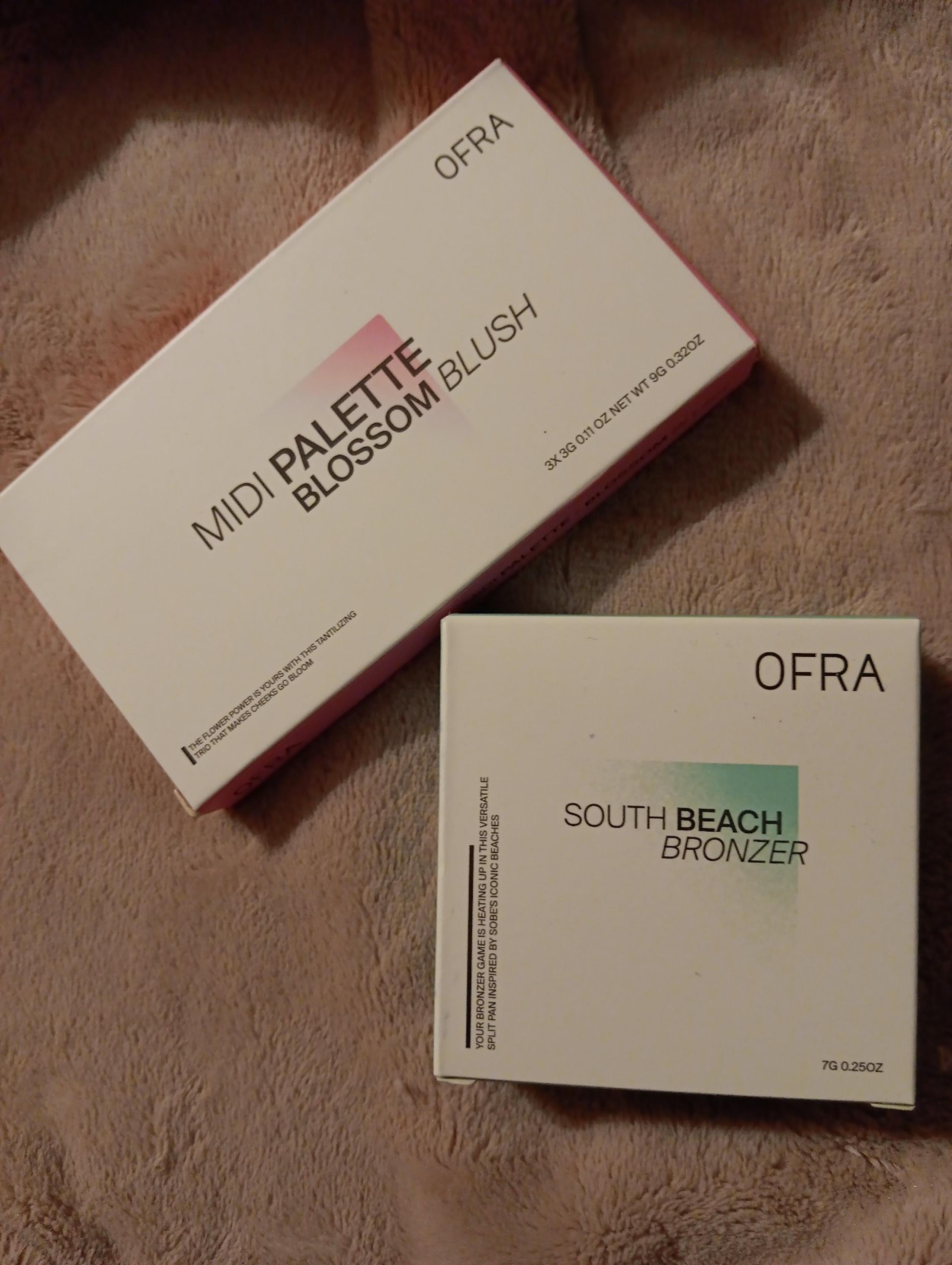 Ofra South Beach Bronzer & Midi Palette Blossom Blush ❤️ BNIB, UN ~USED MSRP $70